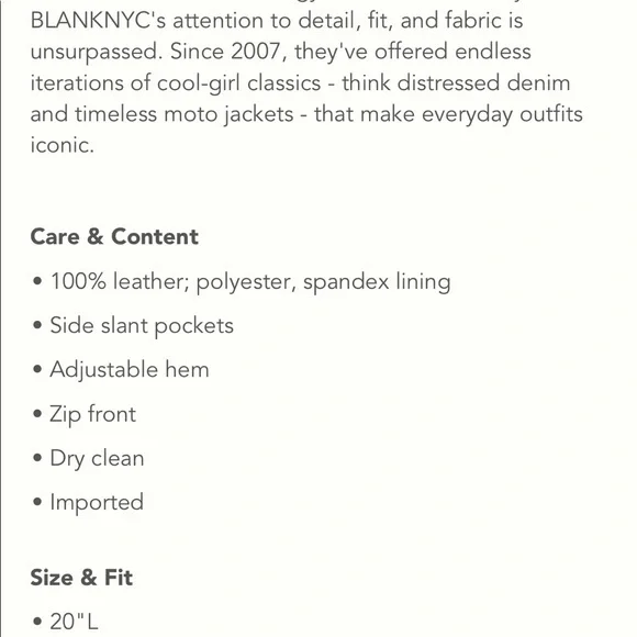 [BLANKNYC] Sherpa-Trimmed Leather Moto Jacket - Picture 2 of 2